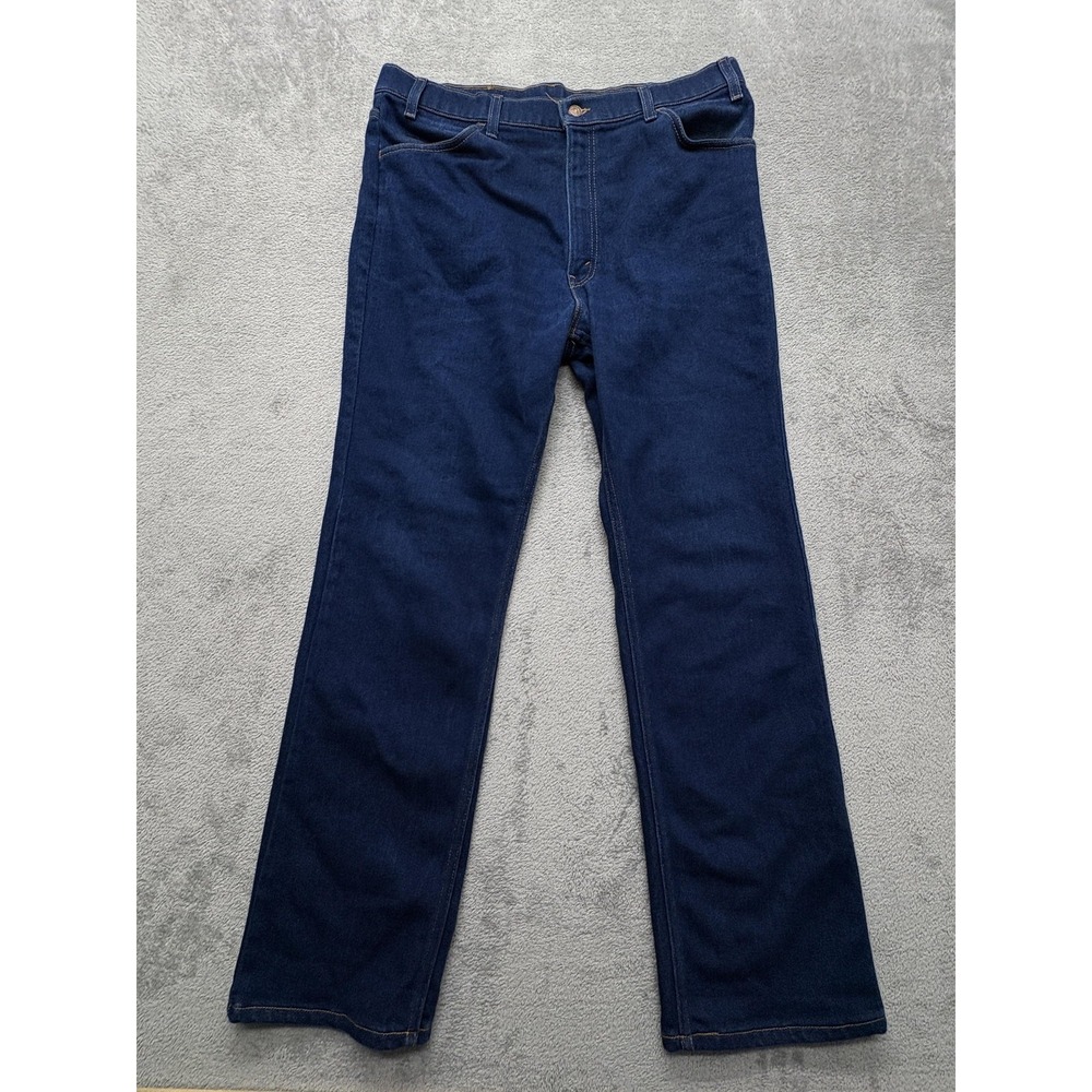 Vintage Levis Action Jeans Mens Measured 38x32 Blue Straight Leg Classic 90s USA